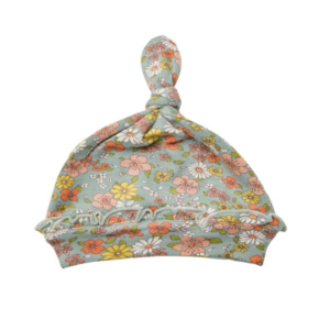 FLOATING FLORAL KNOTTED HAT